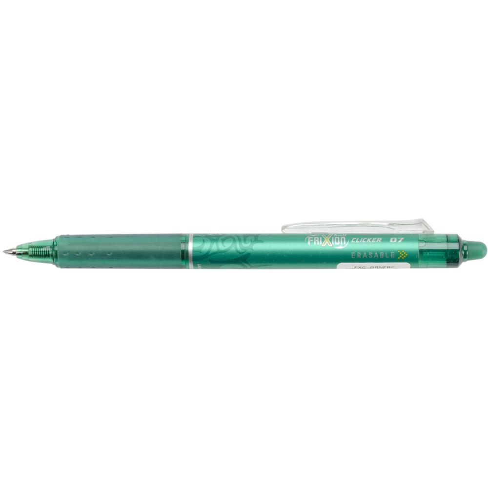 Pilot FriXion Green Fine Point Clicker Erasable Pen